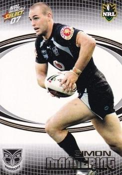 2007 Select NRL Invincible #174 Simon Mannering Front